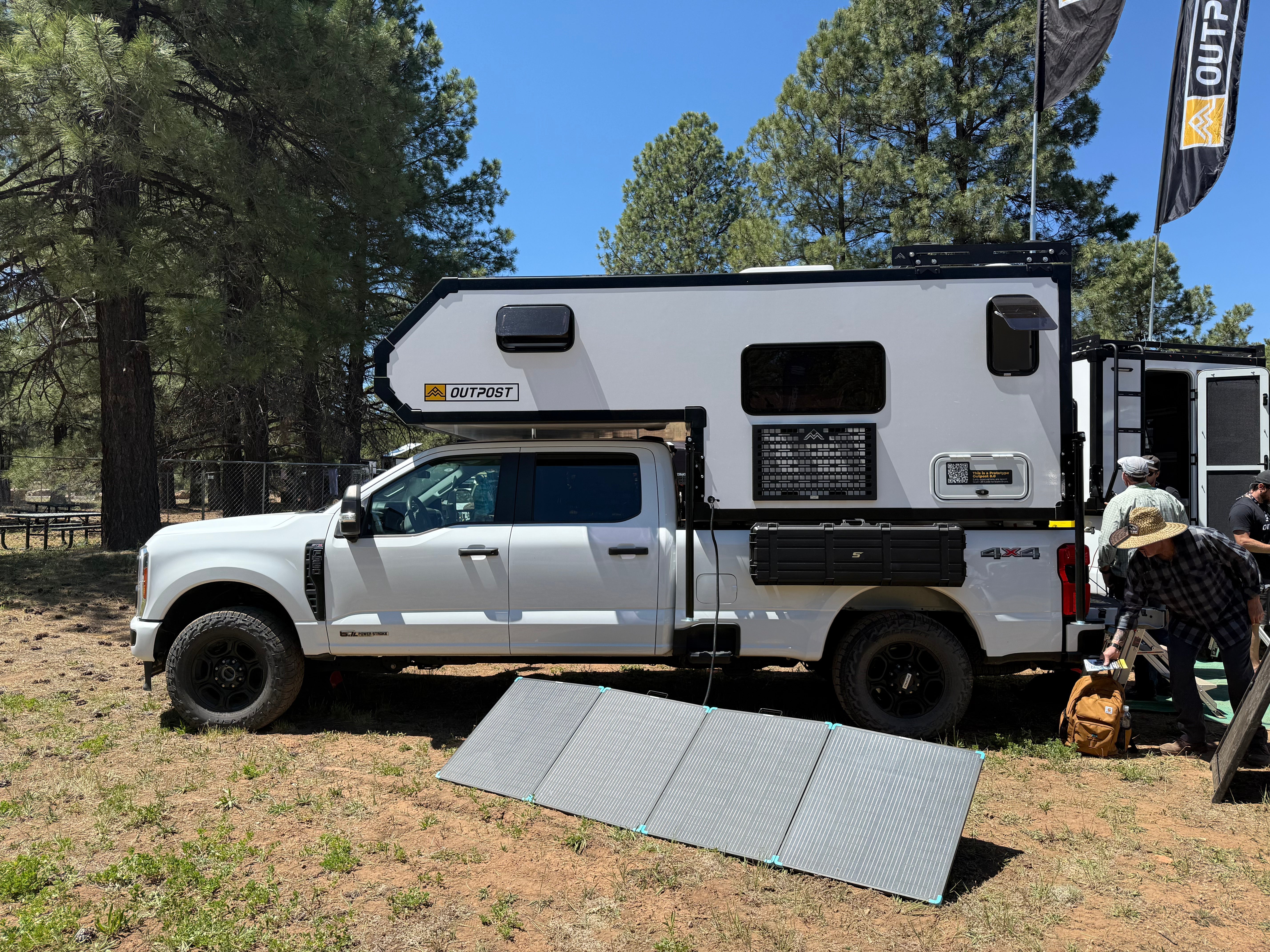 best truck camper storage expansion stapll fender racks outpost truck camper