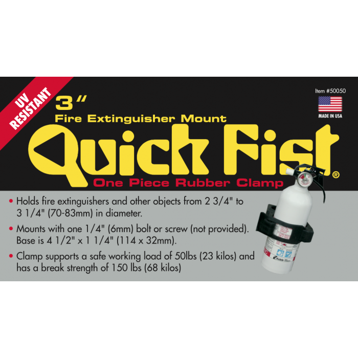 3" QUICK FIST clamp
