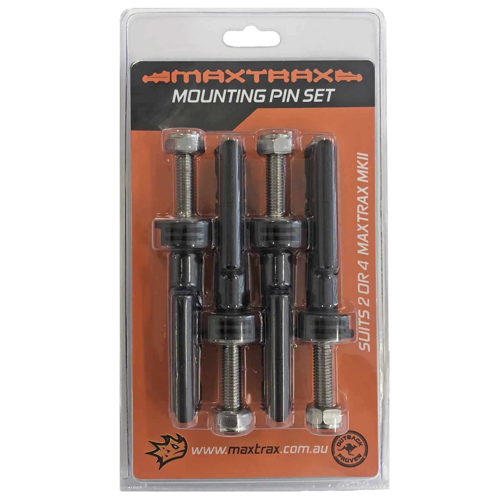 Maxtrax Mounting Pin Set MKII (40MM 17MM)