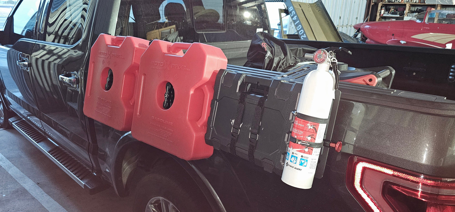 2024 Ford F-150 with STAPLL Fender Rack