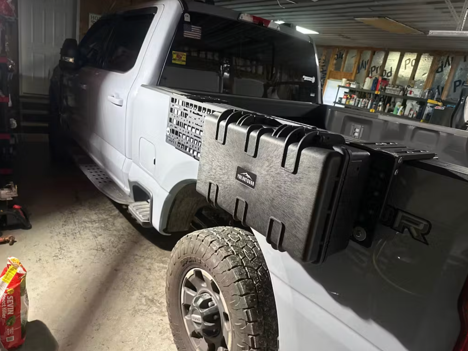 Ford F250 Molle Panel Truck Storage