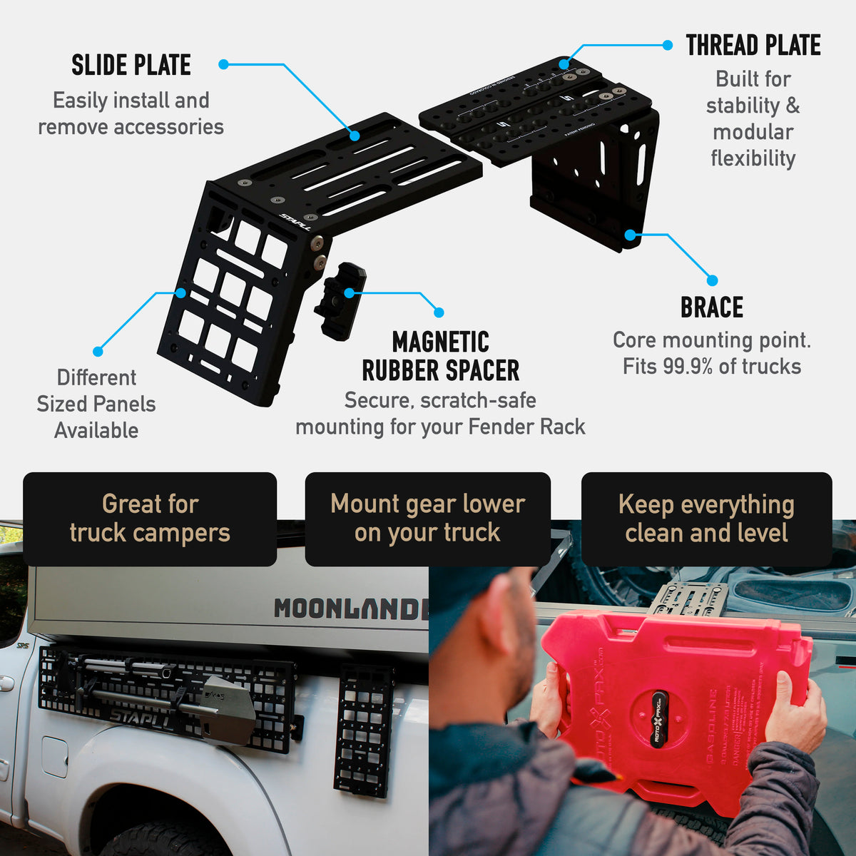 Bus Fender Racks 6x13