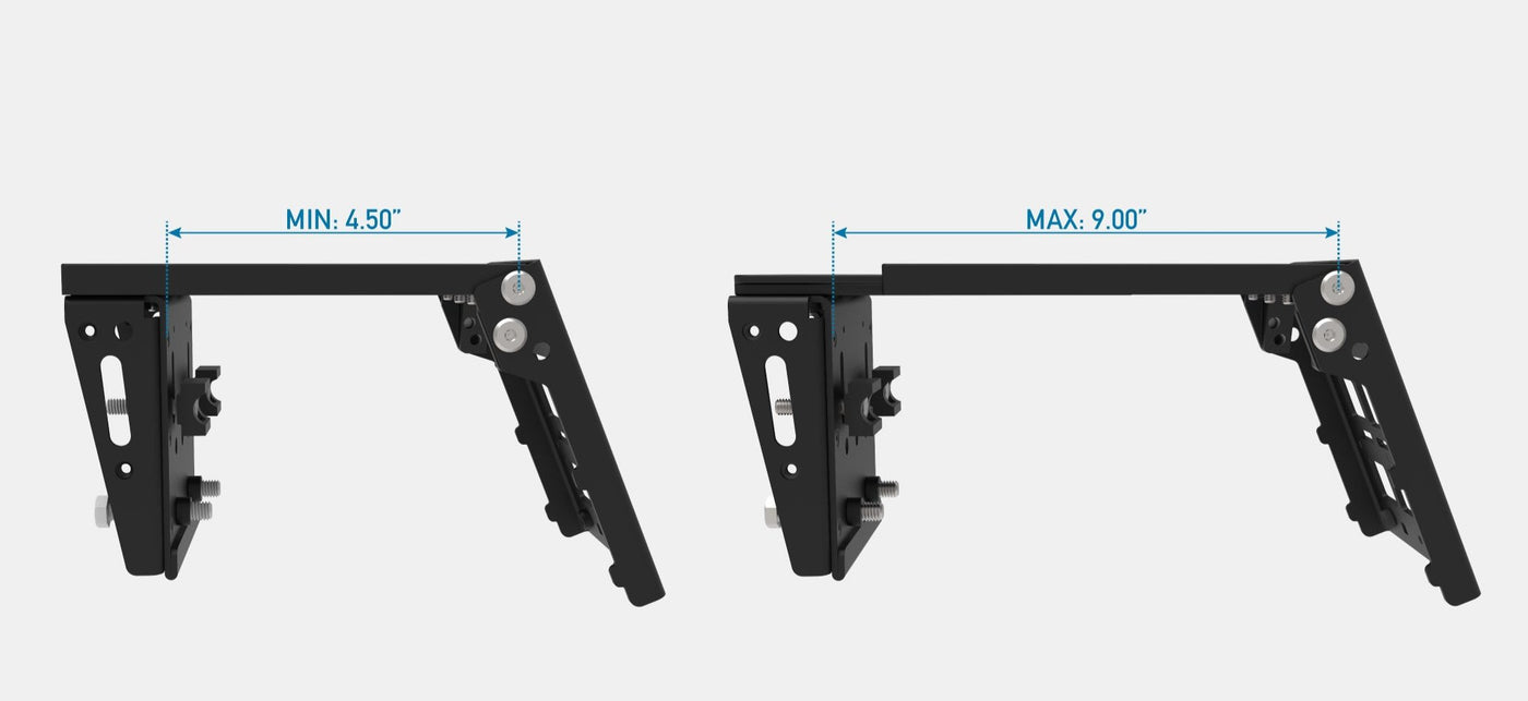 Adjustment range 4.5 to 9 inches