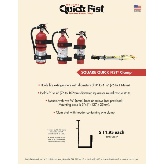 SQUARE QUICK FIST Clamp