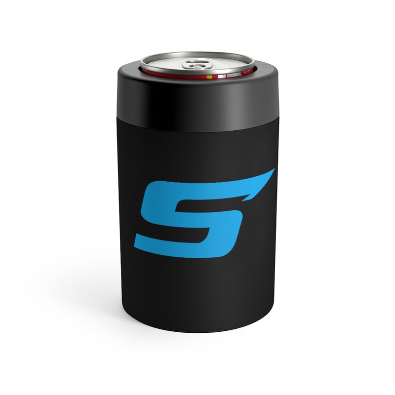 Can Holder - Black and Blue