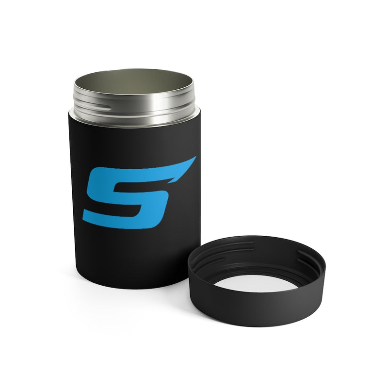 Can Holder - Black and Blue