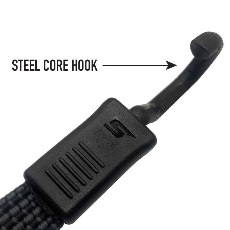 Tack Strap 4-Way Bungee Cord with NBR Rubber Grip