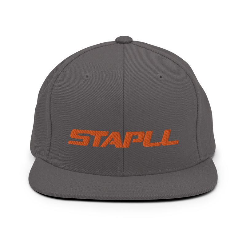 Pit Crew Snapback Hat - Orange Thread