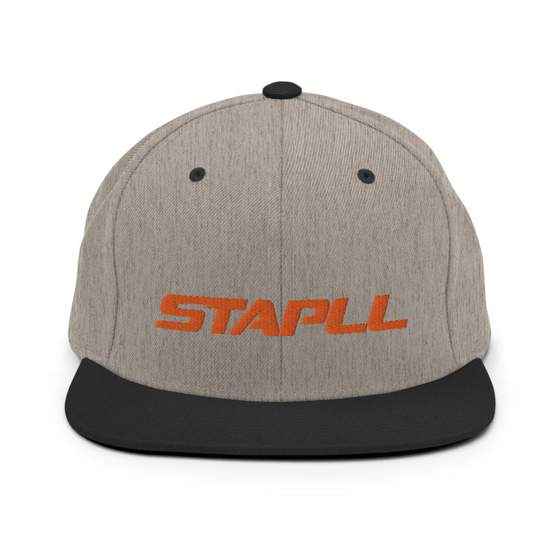 Pit Crew Snapback Hat - Orange Thread