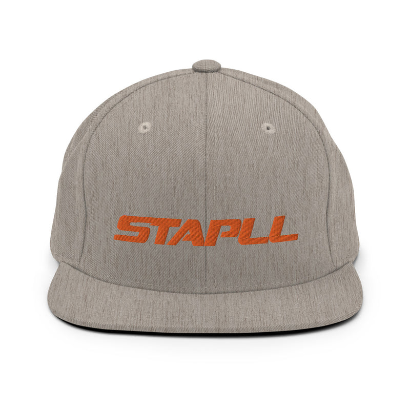 Pit Crew Snapback Hat - Orange Thread