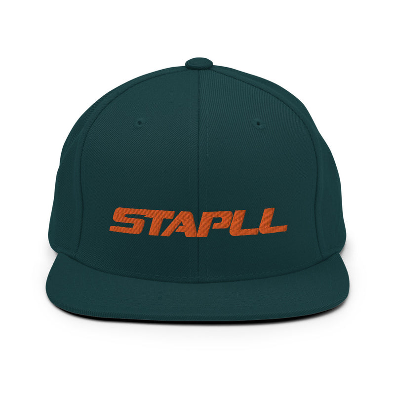 Pit Crew Snapback Hat - Orange Thread